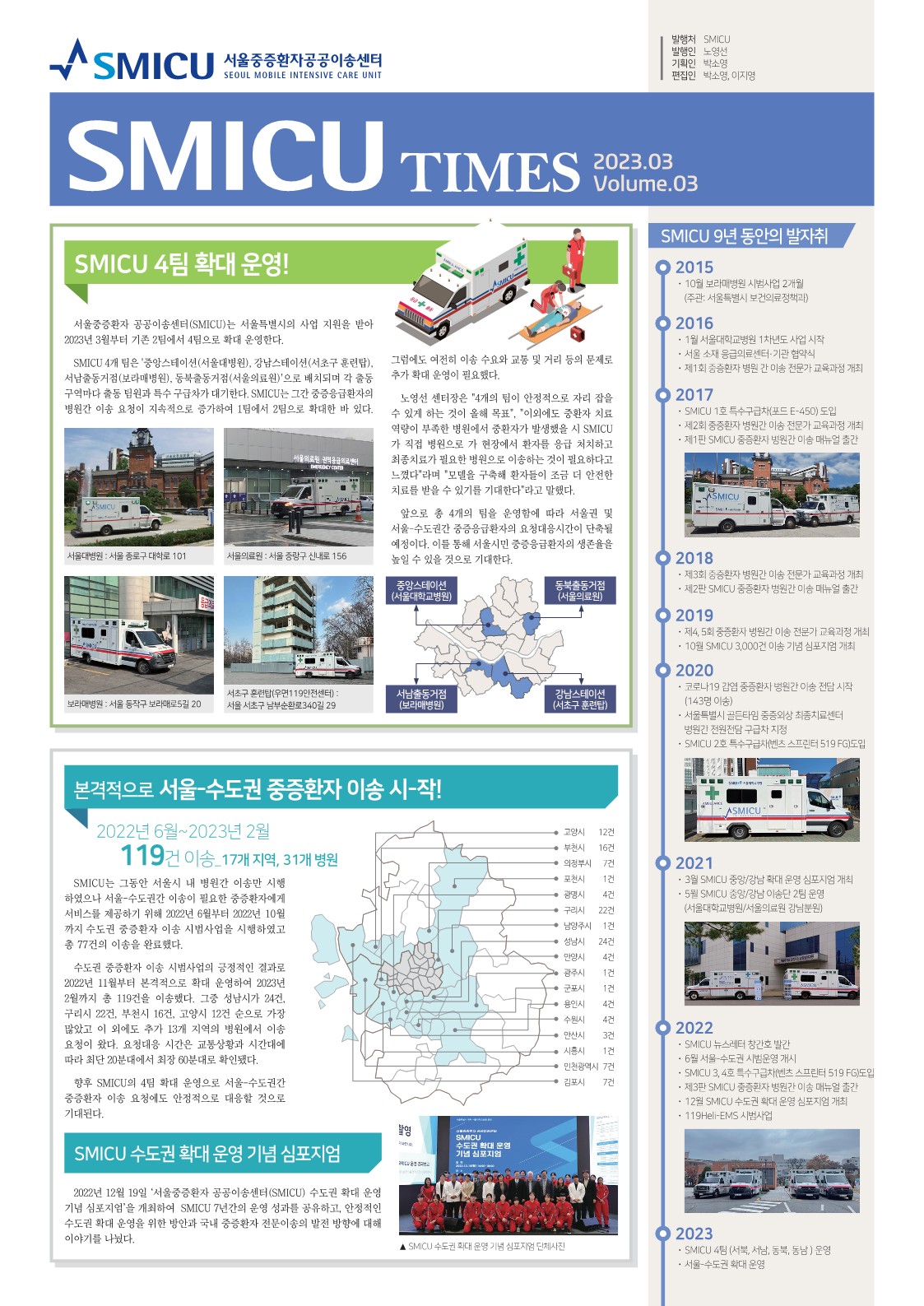 SMICU 뉴스레터 3호 (2023.03)